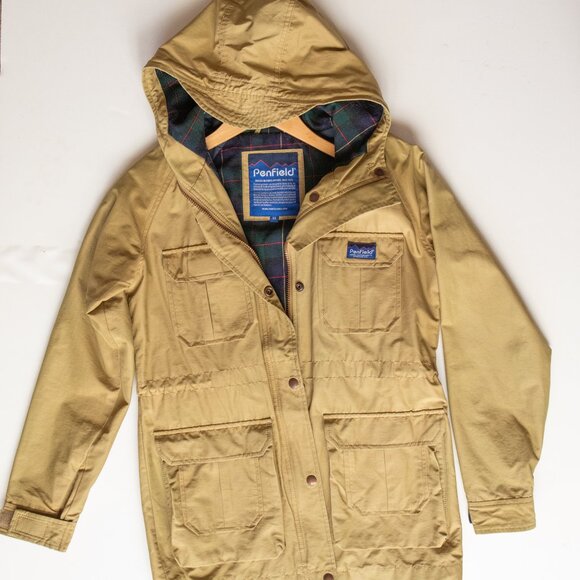 Penfield Tan Utility Jacket with Hood - Picture 1 of 8